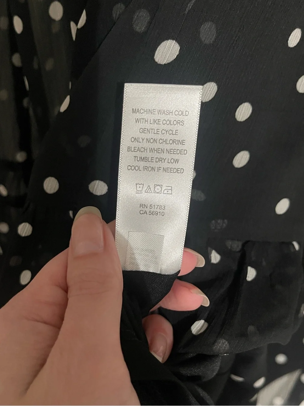 Maurices Black & White Polka Dot Midi Dress - Picture 9 of 9